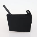 Salvatore Ferragamo Pouch Bag Canvas Leather Nylon 3 Set Black Gray Auth fm5238-10