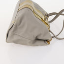Salvatore Ferragamo Pouch Bag Canvas Leather Nylon 3 Set Black Gray Auth fm5238-4