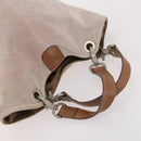 BURBERRY Nova Check Blue Label Bag Canvas Suede 4 Set Brown Beige Auth fm5239-17