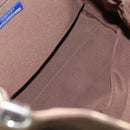 BURBERRY Nova Check Blue Label Bag Canvas Suede 4 Set Brown Beige Auth fm5239-7