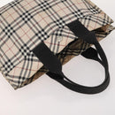 BURBERRY Nova Check Blue Label Tasche Canvas Nylon 5er Set Schwarz Blau Auth fm5240-14