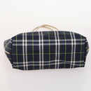 BURBERRY Nova Check Blue Label Tasche Canvas Nylon 5er Set Schwarz Blau Auth fm5240-20
