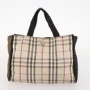 BURBERRY Nova Check Blue Label Tasche Canvas Nylon 5er Set Schwarz Blau Auth fm5240-22
