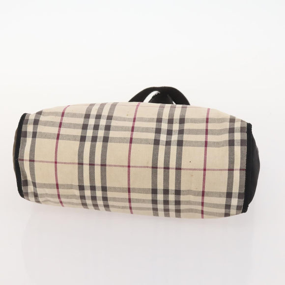 BURBERRY Nova Check Blue Label Tasche Canvas Nylon 5er Set Schwarz Blau Auth fm5240