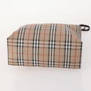 BURBERRY Nova Check Blue Label Tasche Canvas Nylon 5er Set Schwarz Blau Auth fm5240-5