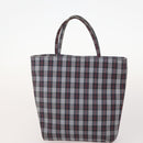 BURBERRY Nova Check Blue Label Tasche Canvas Nylon 5er Set Schwarz Blau Auth fm5240-8