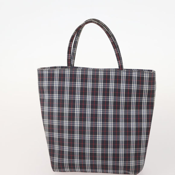 BURBERRY Nova Check Blue Label Tasche Canvas Nylon 5er Set Schwarz Blau Auth fm5240