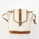 SAINT LAURENT Shoulder Bag PVC 4 Set Gray White Auth fm5241-2