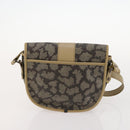 SAINT LAURENT Shoulder Bag PVC 4 Set Gray White Auth fm5241-21