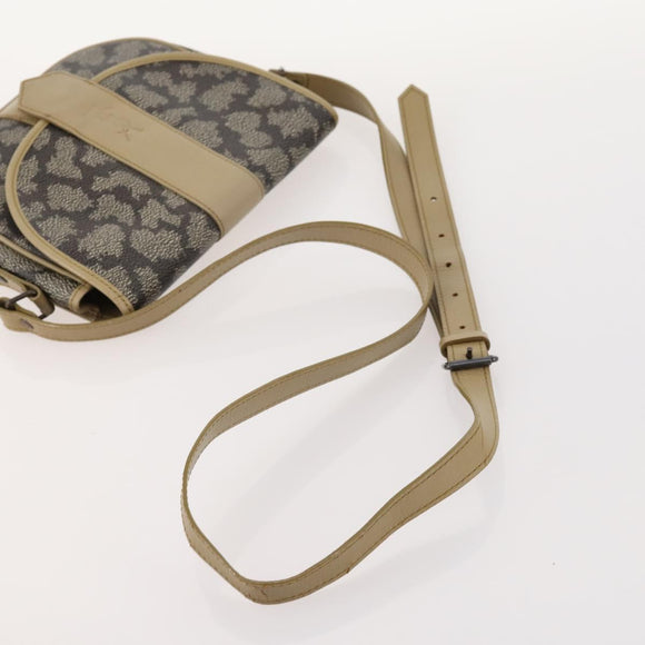 SAINT LAURENT Shoulder Bag PVC 4 Set Gray White Auth fm5241