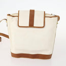 SAINT LAURENT Shoulder Bag PVC 4 Set Gray White Auth fm5241-3