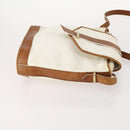 SAINT LAURENT Shoulder Bag PVC 4 Set Gray White Auth fm5241-4