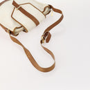 SAINT LAURENT Shoulder Bag PVC 4 Set Gray White Auth fm5241-5