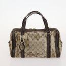 GUCCI GG Supreme Micro GG Crystal Bag Coated Canvas PVC 5 Set Black Auth fm5242-12