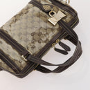 GUCCI GG Supreme Micro GG Crystal Bag Coated Canvas PVC 5 Set Black Auth fm5242-14