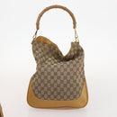 GUCCI GG Supreme Micro GG Crystal Bag Coated Canvas PVC 5 Set Black Auth fm5242-18