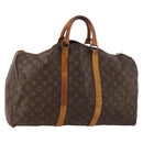 LOUIS VUITTON Monogram Keepall 50 Boston Bag M41426 LV Auth fm5247-1