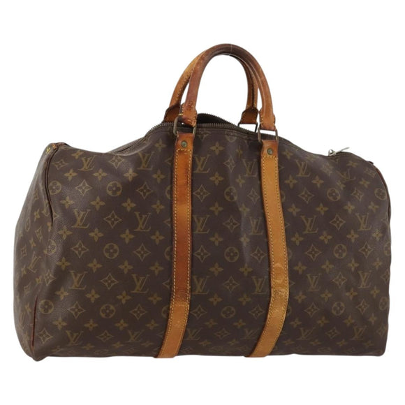 LOUIS VUITTON Monogram Keepall 50 Boston Bag M41426 LV Auth fm5247