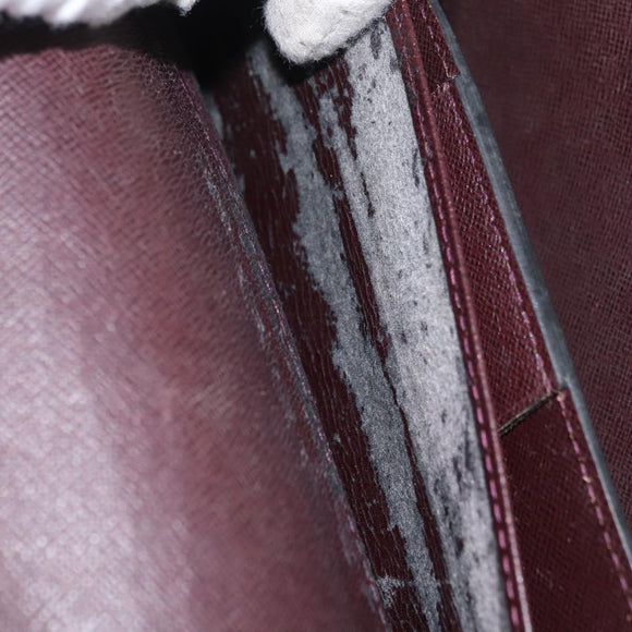 LOUIS VUITTON Taiga Serviette Moskova Business Bag Ardoise M30032 Auth fm5250