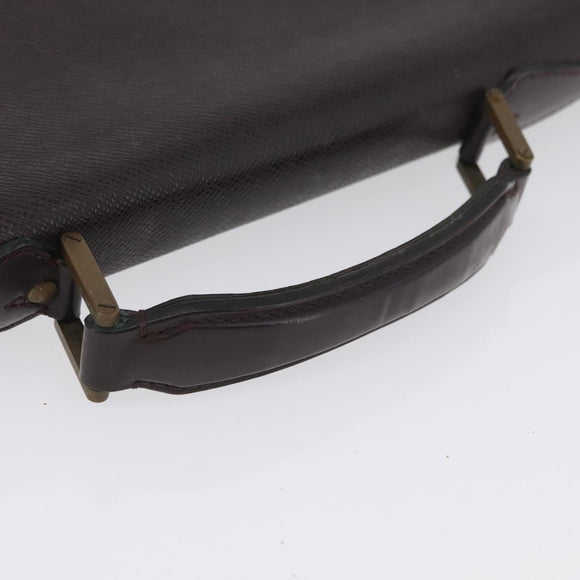 LOUIS VUITTON Taiga Serviette Moskova Business Bag Ardoise M30032 Auth fm5250
