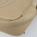 GUCCI Soho Shoulder Bag Leather Beige Gold 308361 Auth fm5252-15