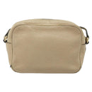 GUCCI Soho Shoulder Bag Leather Beige Gold 308361 Auth fm5252-2