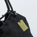 GUCCI GG Canvas Shoulder Bag Black Gold 002 1119 Auth fm5253-14