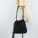 GUCCI GG Canvas Shoulder Bag Black Gold 002 1119 Auth fm5253-24