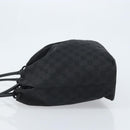 GUCCI GG Canvas Shoulder Bag Black Gold 002 1119 Auth fm5253-5
