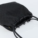 GUCCI GG Canvas Shoulder Bag Black Gold 002 1119 Auth fm5253-6