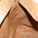 CHANEL COCO Mark Tote Bag Vinyl Brown CC Auth fm5255-16