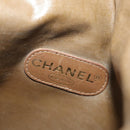 CHANEL COCO Mark Tote Bag Vinyl Brown CC Auth fm5255-19