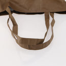 CHANEL COCO Mark Tote Bag Vinyl Brown CC Auth fm5255-7