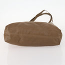 CHANEL COCO Mark Tote Bag Vinyl Brown CC Auth fm5255-9