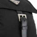 PRADA Shoulder Bag Nylon Black Silver Auth fm5260-19