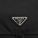 PRADA Shoulder Bag Nylon Black Silver Auth fm5260-20