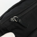 PRADA Shoulder Bag Nylon Black Silver Auth fm5260-9