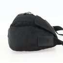 PRADA Shoulder Bag Nylon Black Silver Auth fm5260-4