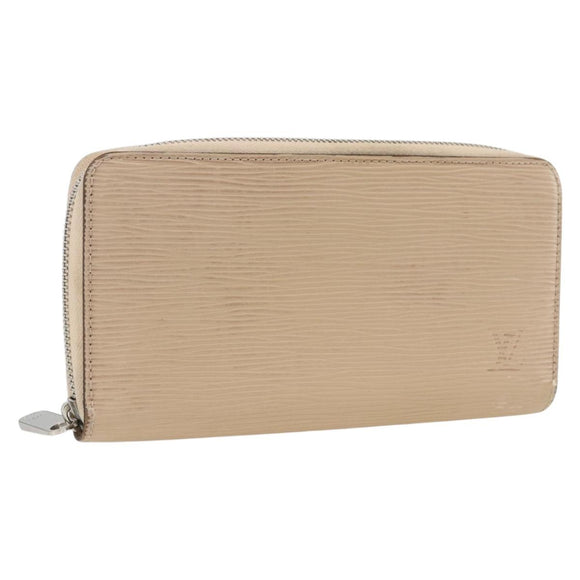 LOUIS VUITTON Epi Zippy Wallet Lange Geldbörse Jeanne Pale LV Auth fm5263