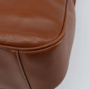 GUCCI Bamboo Hand Bag Leather Brown Gold Auth fm5270-15