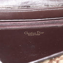 Christian Dior Trotter Canvas Shoulder Bag Beige Gold Auth fm5276-18