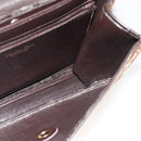 Christian Dior Trotter Canvas Shoulder Bag Beige Gold Auth fm5276-19