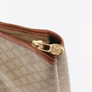 CELINE Macadam Canvas Tote Bag PVC Beige Gold Auth fm5278-10