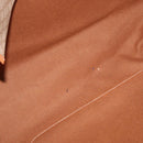 CELINE Macadam Canvas Tote Bag PVC Beige Gold Auth fm5278-11