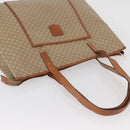 CELINE Macadam Canvas Tote Bag PVC Beige Gold Auth fm5278-6