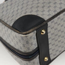 GUCCI Micro GG Supreme Hand Bag PVC Navy Gold 002 39 4330 Auth fm5279-14
