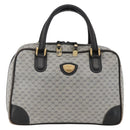 GUCCI Micro GG Supreme Hand Bag PVC Navy Gold 002 39 4330 Auth fm5279-13