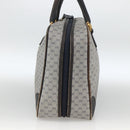 GUCCI Micro GG Supreme Hand Bag PVC Navy Gold 002 39 4330 Auth fm5279-4