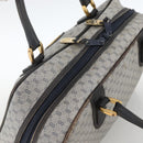GUCCI Micro GG Supreme Hand Bag PVC Navy Gold 002 39 4330 Auth fm5279-6
