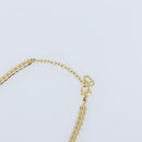 Christian Dior Necklace metal Gold Auth fm5301-11
